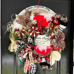 Santa Baby Wreath